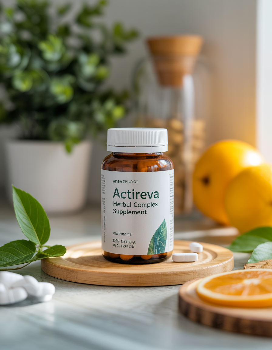 Actireva herbal complex supplement bottle